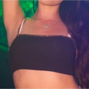 Garage Leopard Trim Cami Top